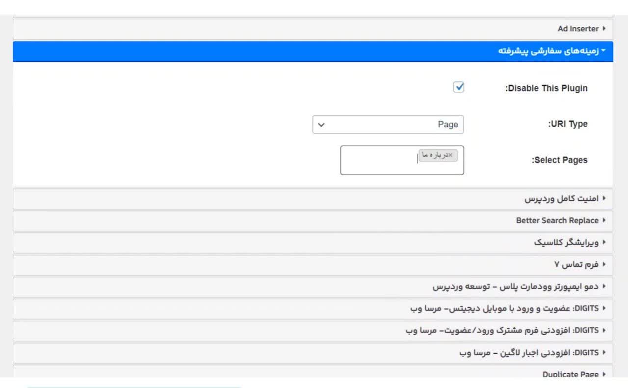افزایش سرعت سایت با افزونه Wp Plugin Manager + ویدئوی آموزشی 2 افزایش سرعت سایت