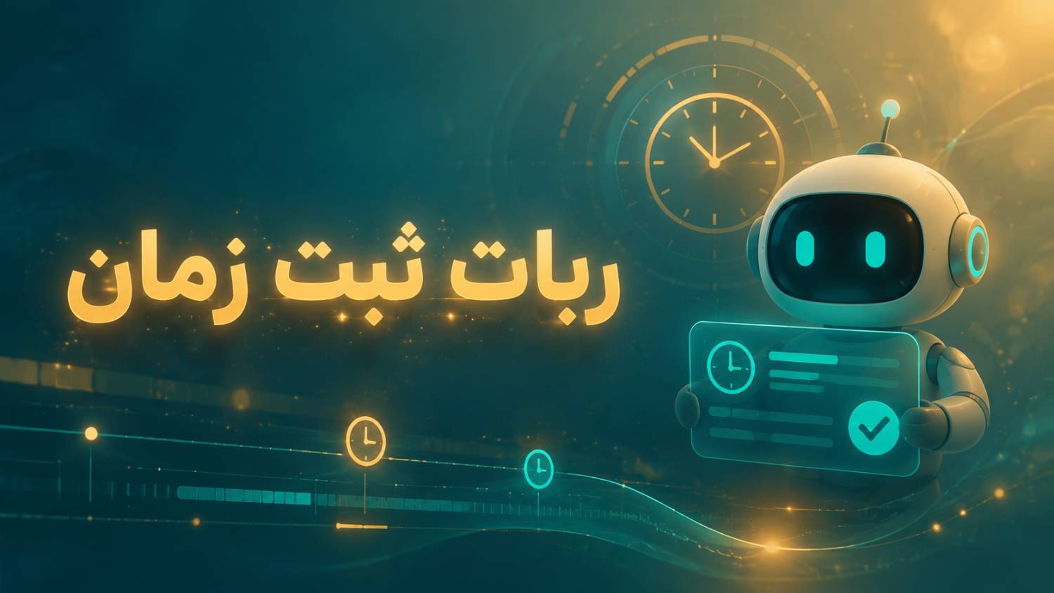 ربات ثبت زمان