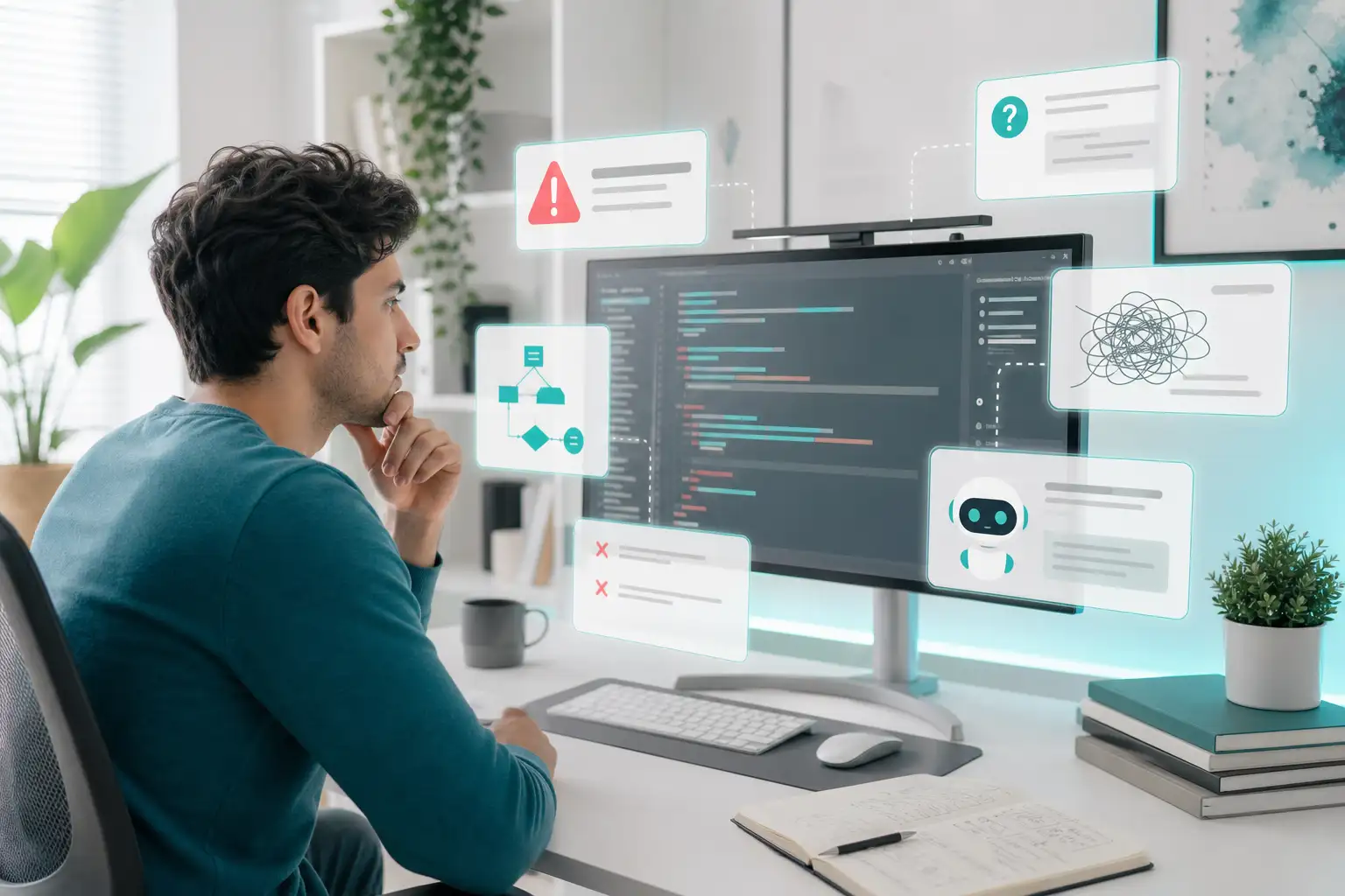 وایب کدینگ چیست؟ راهنمای کامل ساخت نرمافزار با هوش مصنوعی 6 Challenges and common mistakes in Vibe Coding